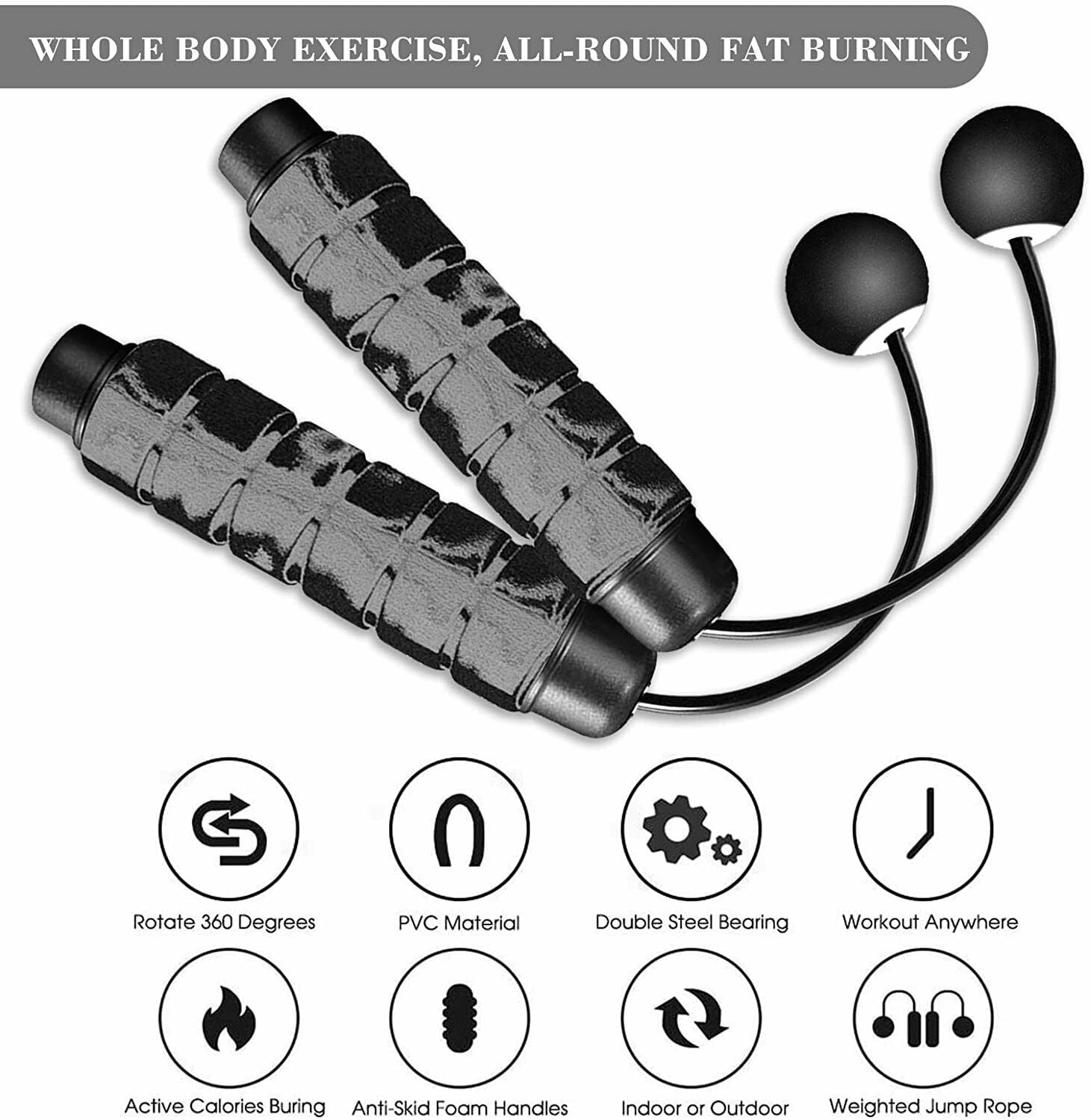 Ropeless Skipping Rope for Home Training Fitness
