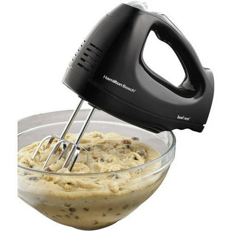Hamilton Beach Hand Mixer With Snap-On Case, Black 62683
