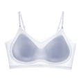 thumbnail image 2 of ZHENHONG The New Ice Silk Seamless Beautiful Back The Thin Suspender Bra with Fixed Cup and Upper Support Is Soft Wireless Bras for Women, 2 of 5