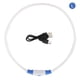thumbnail image 1 of Pet Dog Rechargeable LED Luminous Lighting Collar with USB Charging Cable Accessory BlueL, 1 of 1