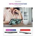 thumbnail image 6 of Dteck Case for Samsung Galaxy A36 5G,Shockproof Ring Holder Stand Case Rugged Silicone+PC Back Cover for  Samsung Galaxy A36 5G,Darkgreen, 6 of 7