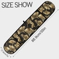 thumbnail image 3 of Dailycode Double Sided Oven Mitt with Loop Heat Resistant Kitchen Long Potholders 7" x 35" Elegant Ginkgo Leaf, 3 of 6