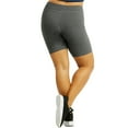 thumbnail image 2 of LAVRA Womens Regular &Plusr Size Shorts Athletic Bike Cotton Short Yoga Bottoms, 2 of 4