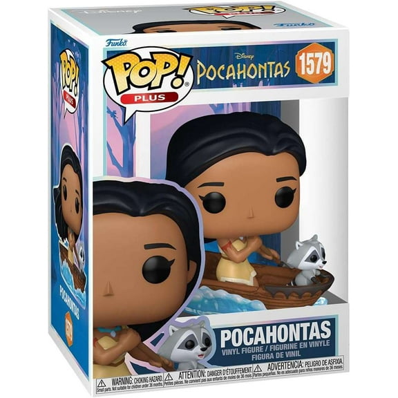 Funko POP! Plus Disney Pocahontas in Canoe with Meeko Figure #1579!