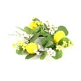 thumbnail image 2 of Decorative Ring Lemon Leaf Wreath with Candlestick Simulated Green Leaf Table Decor for Dining Table and Home Decoration(1-Piece) Rkxzt, 2 of 7