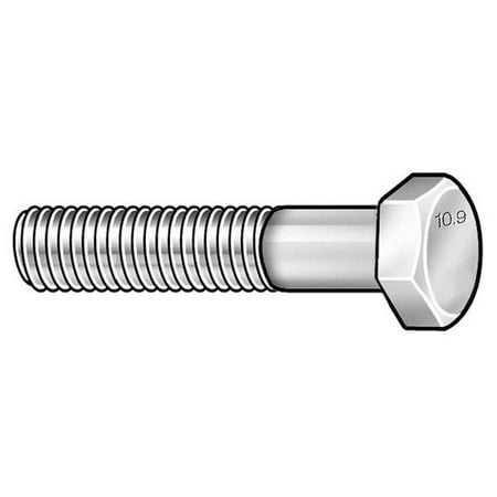 

ZoroSelect M10-1.50 Class 10.9 Hex Head Cap Screw Steel 25 PK