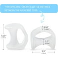 thumbnail image 2 of Povihome Silicone Toe Separators 5 Pairs, Soft & Comfortable Toe Spacers for Women, Bunion Pain Relief, Fits High Heels & Narrow Shoes, 2 of 7