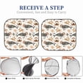 thumbnail image 6 of Fotbe Ramadan Whale 2-Piece Car Windshield Sun Shade | Sun Blocker for Car Windshield | Foldable Automotive Interior Accessories for Sun Protection-Small, 6 of 7