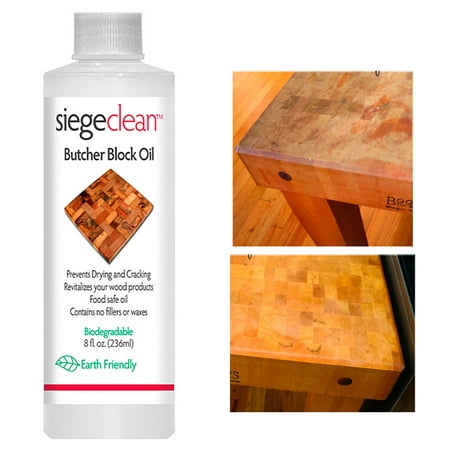 Butcher Block Oil Cutting Board Wood Bamboo Food Grade Safe Mineral Natural 8 (Best Sealer For Butcher Block Countertops)
