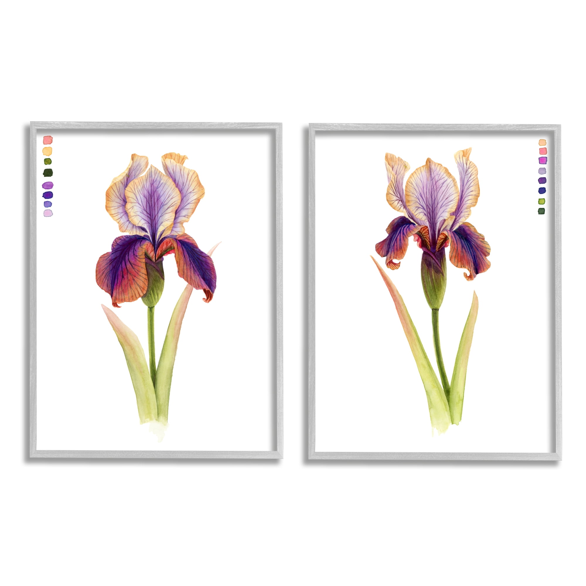 C Freshness Purple Iris Art Print Home Decor Wall Art Poster 