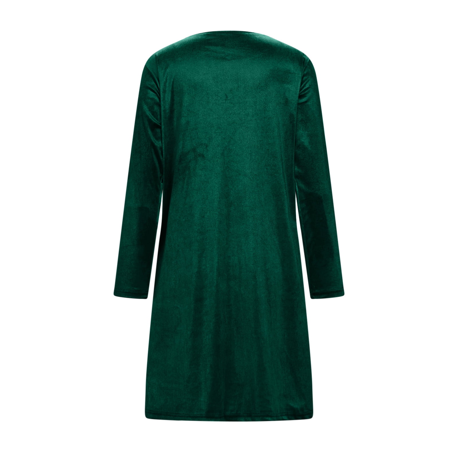 OSFVNOXV Retro Velvet Dress for Petite Women Long Sleeve Mini Length Wedding Guest Dress,Luxury Gifts for Girlfriend