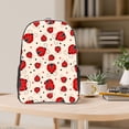 thumbnail image 5 of Susaid Red Ladybug Print Clear Backpack See Through Transparent Plastic Clear Bookbags for School, College, Stadium,Work, 5 of 7