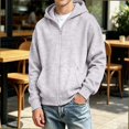 thumbnail image 2 of HAOTAGS Kids Hooded Sweatshirt (4-15) Long Sleeve Hoodie With Pocket Warm Zipper Jacket Gray Size 10, 2 of 9