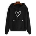 thumbnail image 5 of Football Hoodies for Women 2025 Long Sleeve Half Zip Hooded Sweatshirt with Pockets Y2K Pullover Tops, 5 of 6