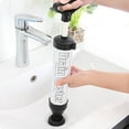 VirgilSon Toilet and Tub Unclogger Plunger Set with Air Pump Drain