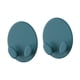 thumbnail image 5 of 2 piezas ganchos de raqueta de bádminton perchas elegantes para la configuración del hogar de garaje de gimnasio Azul, 5 of 8