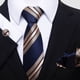 thumbnail image 4 of Conjunto de combinación de corbata y gemelos para hombre, estilo formal, de negocios, de noche, a la moda, 4 of 6