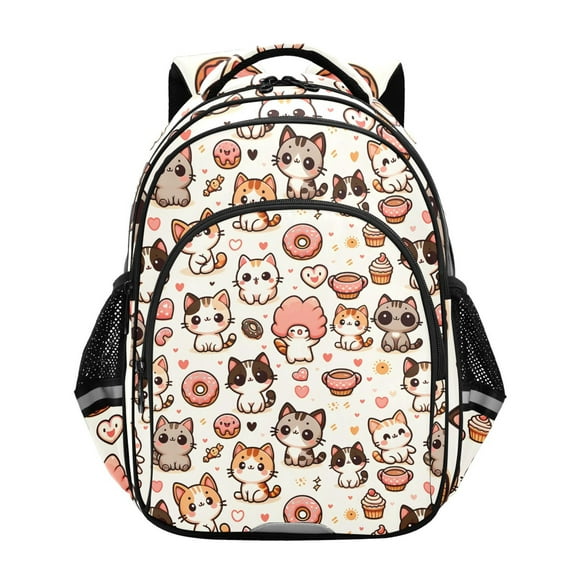 ALAZA Cute Cats School Backpack Elementary Bag Bookbag Travel Rucksack