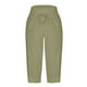thumbnail image 4 of WILLBEST Pantalones Casuales de Cintura Alta con Cordón y Bolsillos para Mujer: Ideales para Uso Diario. Diseño Elegante para Primavera y Verano. Conjuntos Cómodos y Relajados. Extra Grande, 4 of 5