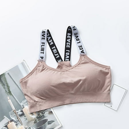 MITCOWBOYS Tank Tops for Women 2024  Women Sexy Sports Bra Tops for Gym Top Fitness Yoga Female Pad Sportswear Vest Tank Tops Sport Push Up Bralette  Shirts for Women  Pink Shirt  Pink