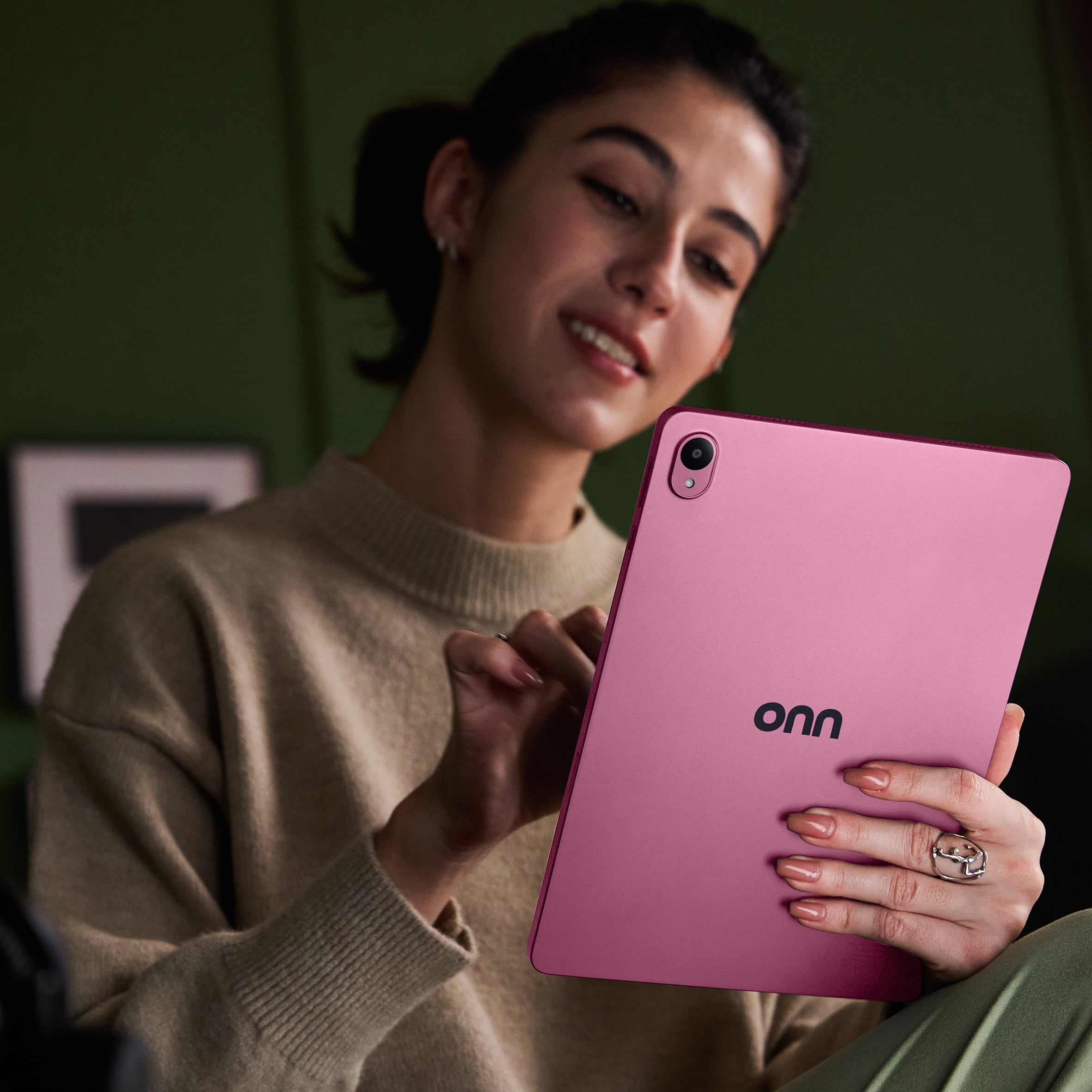 onn 11" Core Tablet, 128 GB, Android 16, Pink (2026 Model)
