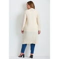 thumbnail image 2 of Avenue Women's Plus Size Raglan Sleeve Duster Cardigan, 2 of 2