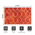 thumbnail image 5 of Red Yellow Checkered Pattern Door Rugs,Washable Non Slip Door Mats Indoor,Decorative Door Mats,Entry Mat Indoor for Entrance,Bedroom,Kitchen,Bathroom,20"x32", 5 of 6