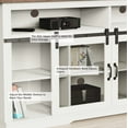 thumbnail image 3 of Tolead Farmhouse Style TV Stand for 65"+ TVs, Top, Sturdy, Dvds, Tall Entertainment Center, White, 3 of 9