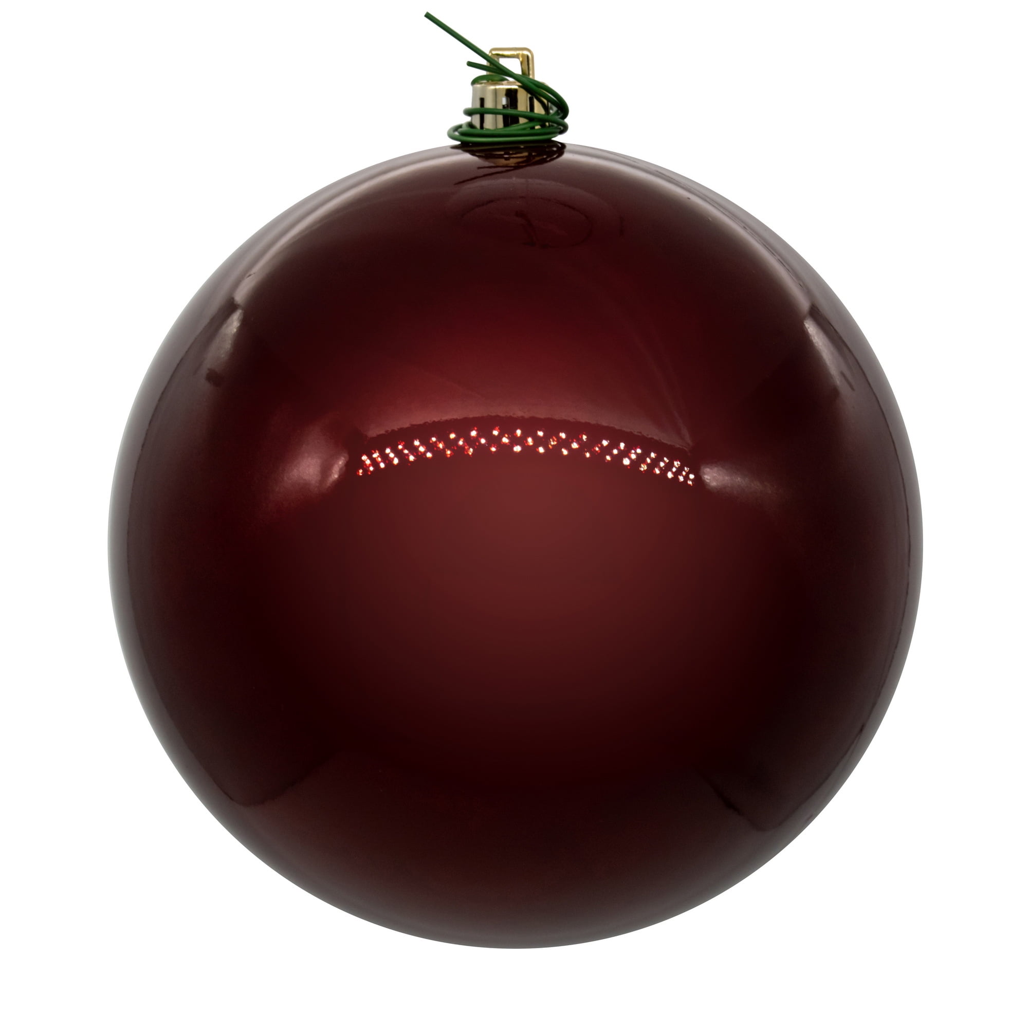 Vickerman 3" Wine Pearl UV Drilled Ball Ornament, 12 per bag.