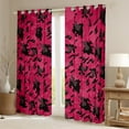 thumbnail image 2 of jejeloiu Pink Black Brown Curtains Pack of 2 (42x84 Each),Farmhouse Camouflage Hunting Curtains Blackout,Retro Rustic Camo Bedroom Curtains For Adult,Breathable Home Decor, 2 of 6