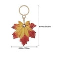 thumbnail image 2 of OUNONA 2pcs Cute Car Keychain With Leaf Keyring Cover Ideal For Handbag Accessories And Backpack Decorations Pu Leather Keychain Pendant For Purse Keychains, 2 of 8