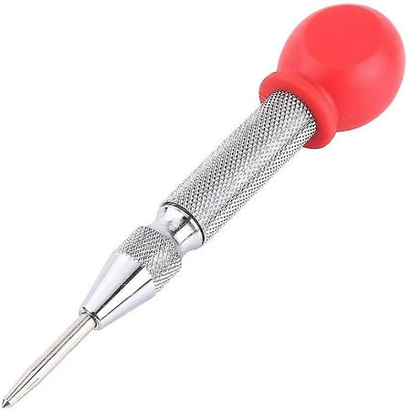 

HFDD Carbon Steel Adjustable Force Automatic Center Punch With Red Silver Handle