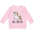 thumbnail image 2 of Inktastic Big Sister Unicorn Toddler Sweatshirt, 2 of 4