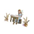 thumbnail image 3 of Adornos de de hadas y conejitos Figuras decorativas Regalos ideales Artesanías Estatuas de jardín creativas para vacaciones en interiores al, 3 of 8