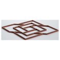 thumbnail image 4 of Ekena Millwork 7 3/8"W x 7 3/8"H x 1/4"T Extra Small Loveland Decorative Fretwork Wood Wall Panels, Walnut, 4 of 18