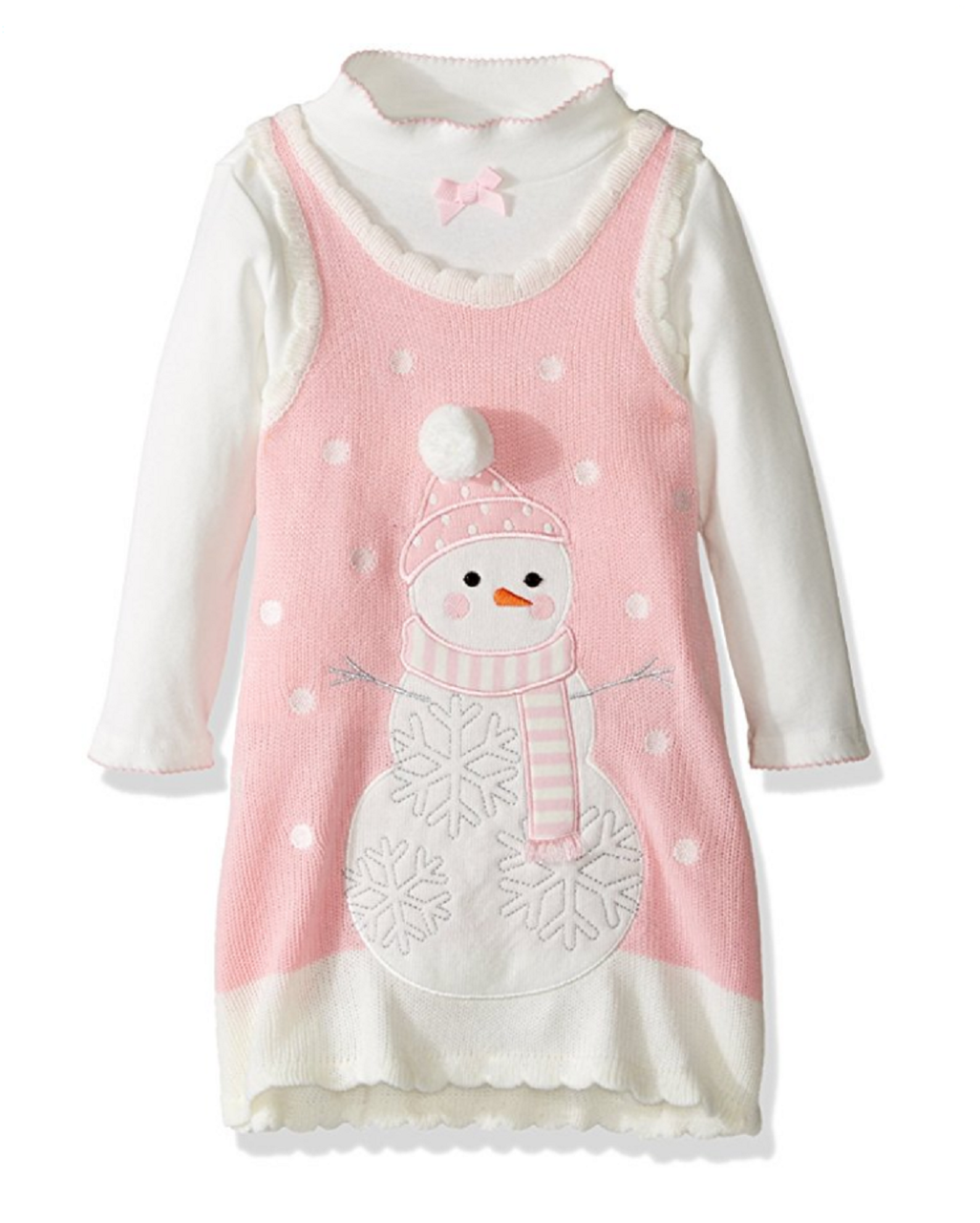 Bonnie Jean Girls Winter Pink Holiday 