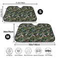 thumbnail image 3 of Daiia Flamingos And Palm Leaves Windshield Sun Shade for Car SUV Truck (Medium ), Car Sun Shade Windshield, Car Shades for Front Windows, Sunshade for Car Windshield, 3 of 7