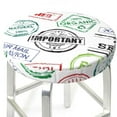 thumbnail image 3 of Lsque Stamp Set Collection Round Bar chair cushion covers Velvet Fabric Premium Comfort Protects from Scratches and Stains for 14-17 Inch Chair- 14 inch, 3 of 7