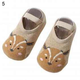 

YeccYuly Baby Non Slip Grip Cotton Animal Ankle Socks with Non Skid Soles for Newborn Toddler Boy Girl