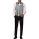 thumbnail image 2 of Chaleco de Negocios INSPIRE CHIC para Hombre, Corte Slim Fit, Sin Mangas, Estampado a Rayas, Color Negro, 2 of 5