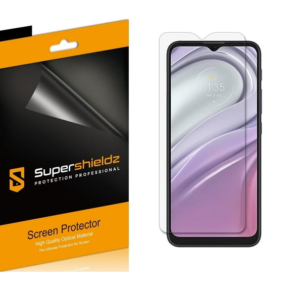 (6-Pack) Supershieldz Designed for Motorola Moto G Pure Screen Protector, Anti-Bubble High Definition (HD) Clear Shield