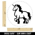 thumbnail image 2 of Elegant Majestic Mythical Unicorn Self-Inking Rubber Stamp Ink Stamper - Lime Green Ink - Medium 1 Inch, 2 of 7