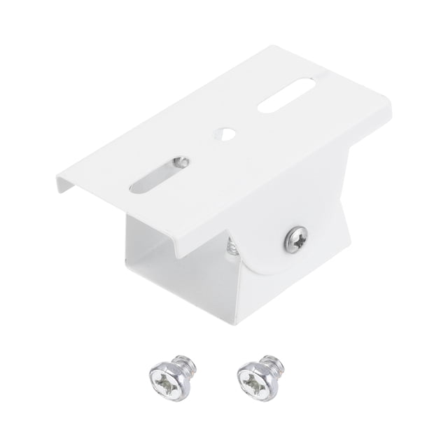 Uxcell Support de montage articulé pour caméra de sécurité 2 pouces, support de montage en acier pour barre transversale CCTV IP pour sécurité, blanc