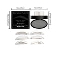 thumbnail image 2 of Stamp Style Waterproof Eyebrow Powder Set for Natural Look, Long Lasting Easy Applicator Kit, Buildable Arch Filler for Beginners, Complete Compact for Daily Routine, 2 of 7