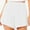 White 1, variant on Kaemgyyd Women's High Waisted Gauze Shorts Breathable Wide Leg Solid Color Summer Beach Vaction Shorts with Pockets