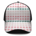 thumbnail image 2 of Design Pattern Baseball Cap – Stylish Spliced Design Adjustable Trucker Hat with Full Print Front & Brim, Breathable Cotton Blend Snapback for Sports, Travel & Daily Wear, 2 of 3