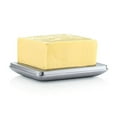 thumbnail image 3 of Blomus 63638 Stainless Steel Matt Butter Dish, Medium, 3 of 4