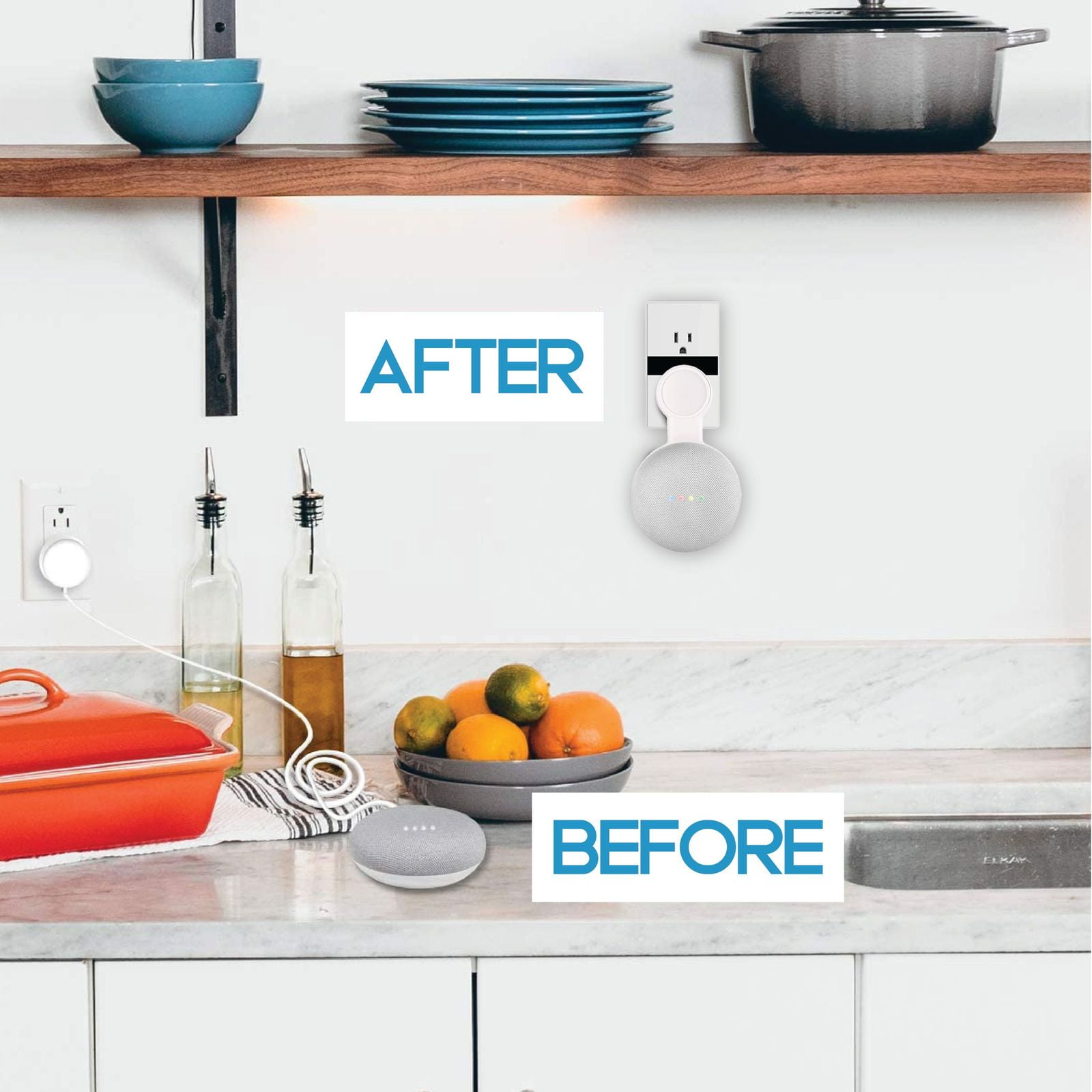Wall Mount Holder For Google Home Mini Ac Outlet Bracket Built In Cable Management Hide Messy Wires And Without Drill Screws White By Insten Walmart Com Wall Mount Holder For Google Home Mini Ac Outlet Bracket Built In Cable Management Hide Messy Wires And Without Drill Screws White By Insten Walmart Com