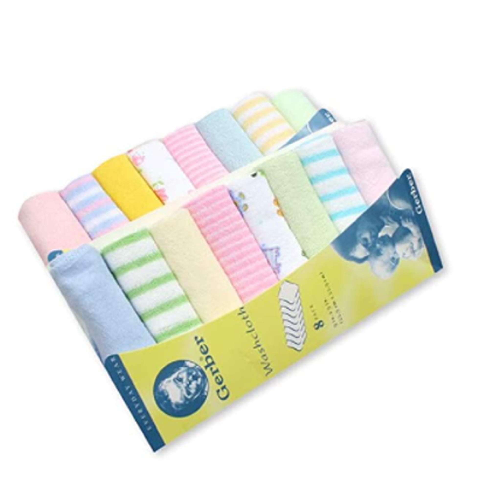 8 Pcs Soft Newborn Baby Children Bath Towels Washcloth For Bathing Feeding 