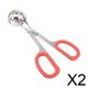 thumbnail image 1 of de albóndigas,Pinzas para hacer albóndigas de acero inoxidable para albóndigas,Cucharas de helado de acero inoxidable Cuchara para crema,Cuchara de sandía Cuchara para harina y, 1 of 8